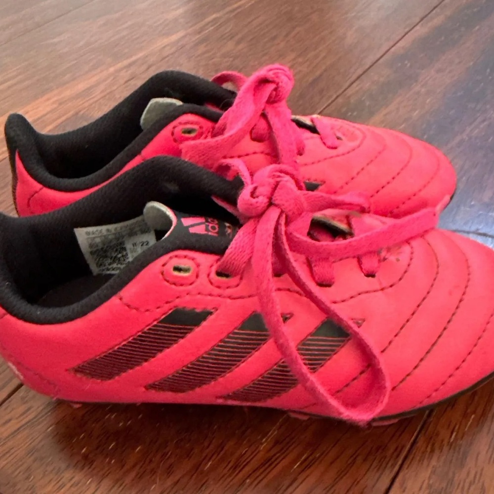 Kids’ Adidas Pink Cleats